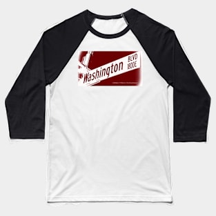 Washington Boulevard, Pasadena, California by Mistah Wilson Baseball T-Shirt